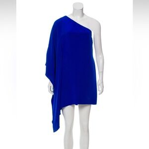 Jay Godfrey blue silk dress